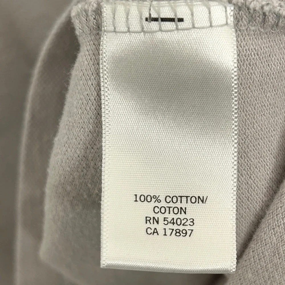 Banana Republic Light Gray Short-Sleeved Polo Shirt Men's‎ Size Large